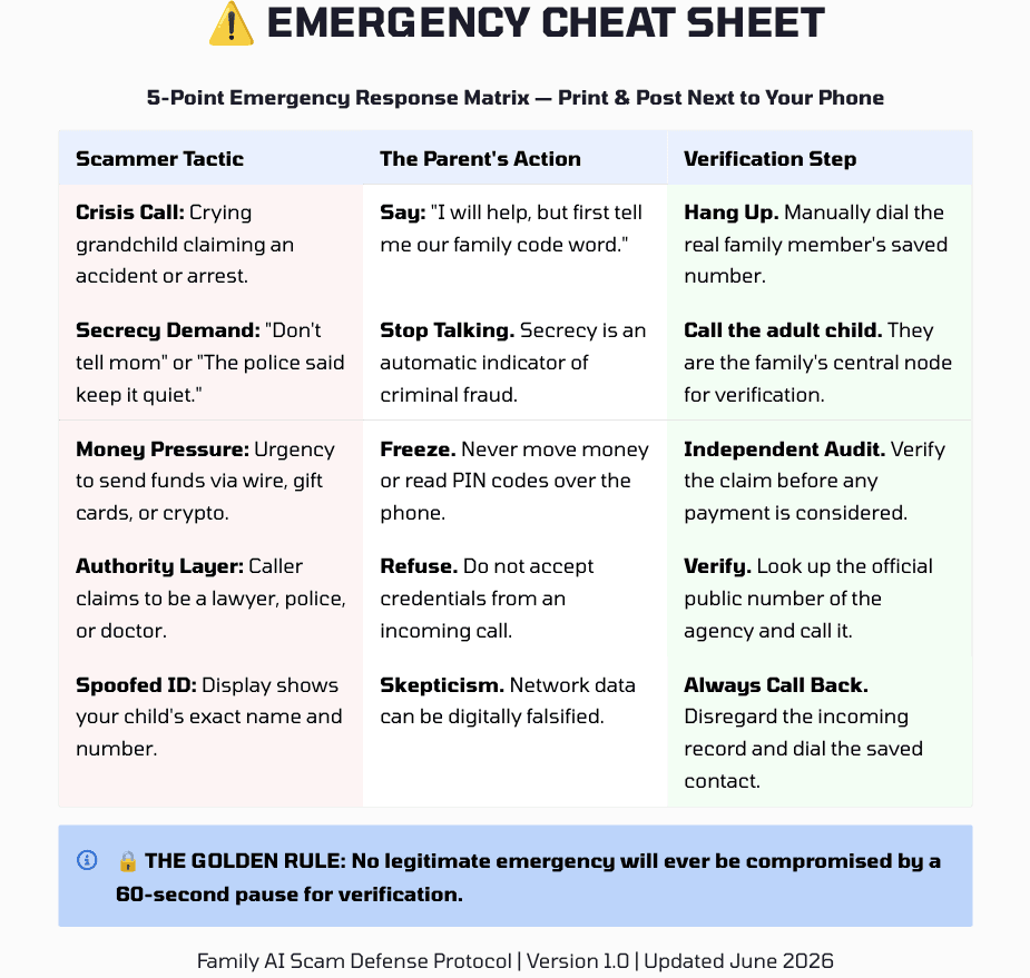 The Emergency Fridge Sheet: Why Analog Protection Beats Digital Security