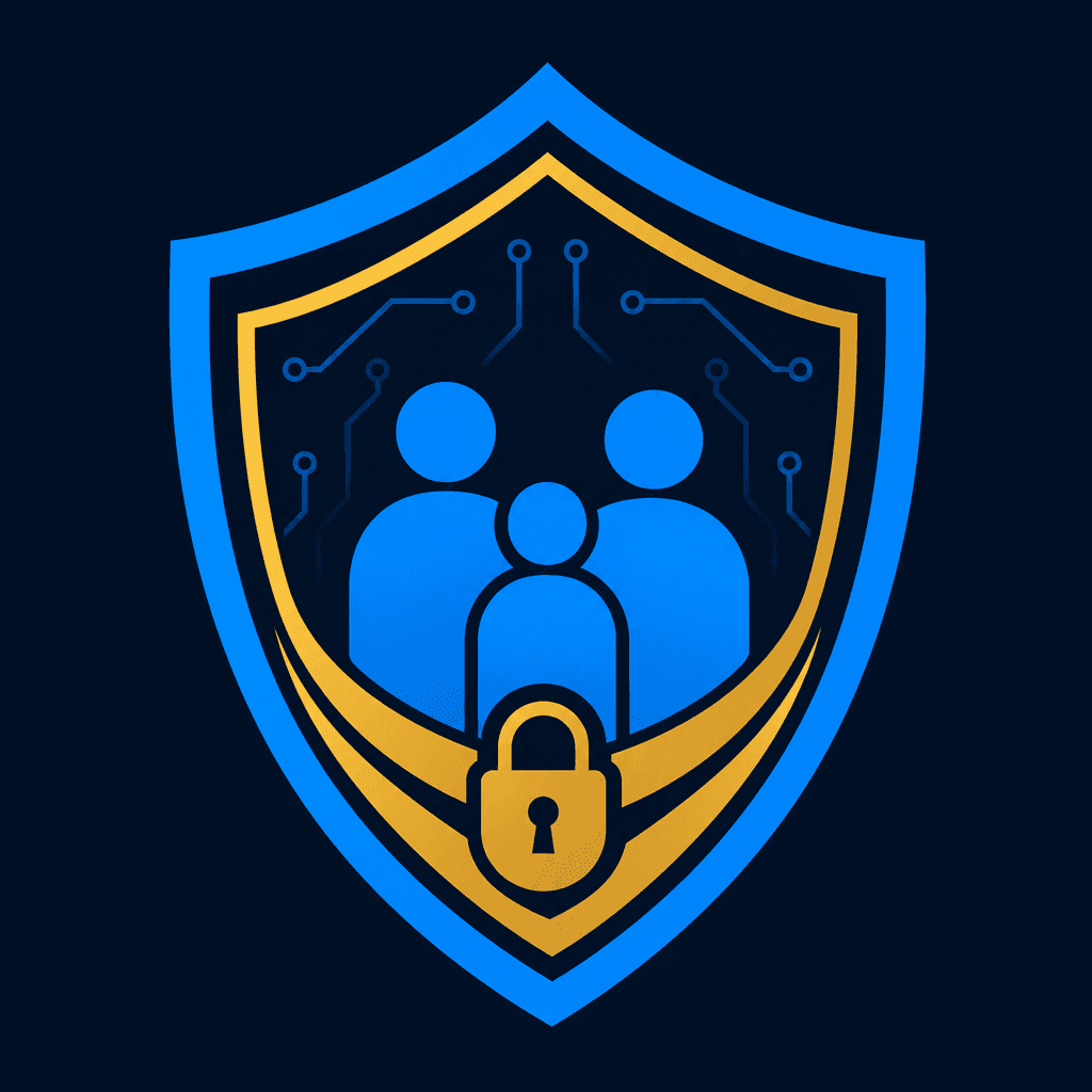 Digital security shield for Scam-Sentinel — Family AI Scam Defense Protocol