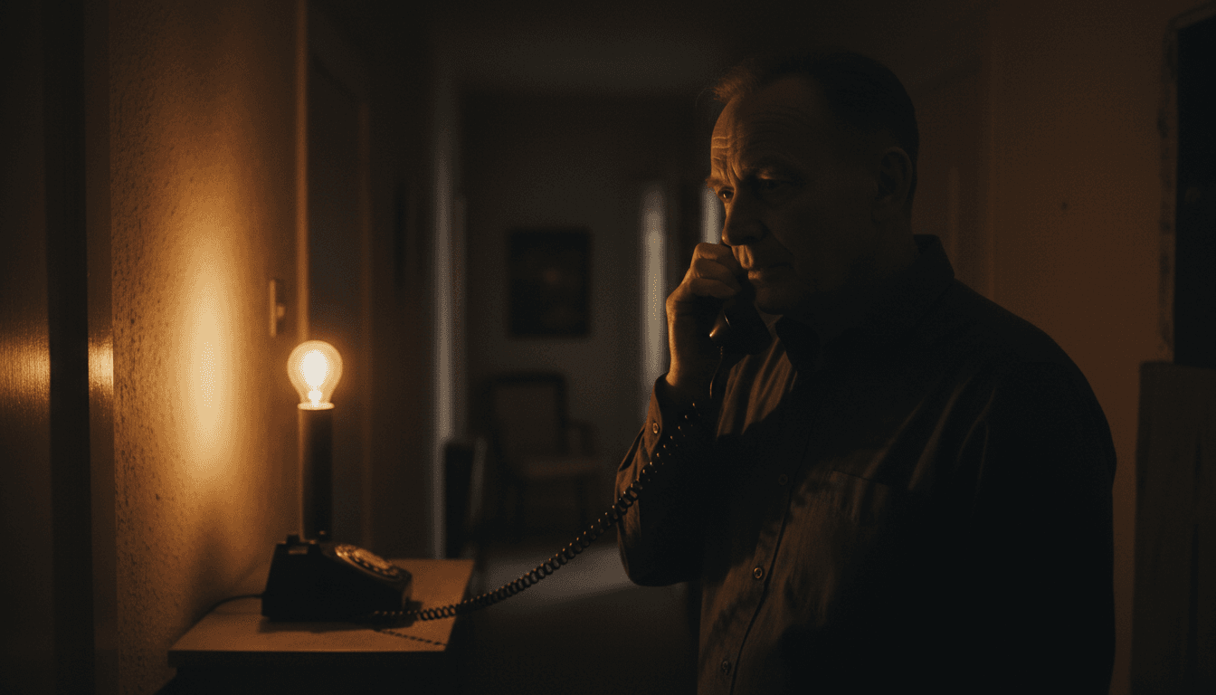 Family member making verification phone call